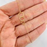 Pulso Modulable Aro Seguido 1.3g / 18.7cm - 15.9cm / 1.3mm Oro Amarillo 18K