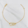Pulso Modulable Aro Seguido 1.3g / 17cm - 18cm / 1mm Oro Amarillo 18K