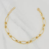 Pulso Modulable Pulso Aros 2.45g / 17.5cm - 19.5cm / 5.9mm Oro Amarillo 18K