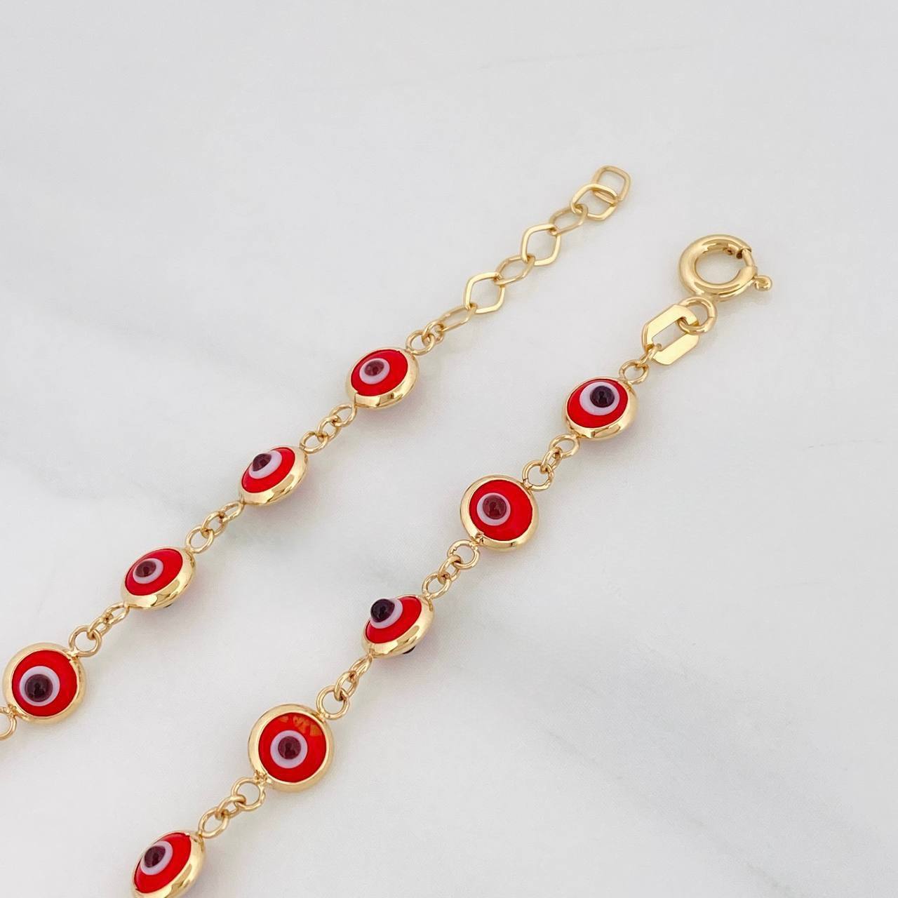 Pulso Ojo Turco 2.65g / 19cm / 2.1mm Oro Amarillo 18K