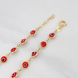 Pulso Ojo Turco 2.65g / 19cm / 2.1mm Oro Amarillo 18K