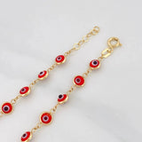 Pulso Modulable Ojo Turco 2.75g / 19cm - 17.3cm / 5mm Oro Amarillo 18K