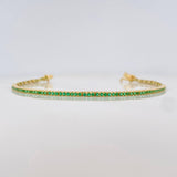 Pulso Tennis 3.85g / 18cm / 1.8mm Oro Amarillo 18K