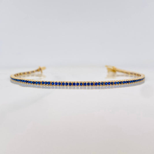 Pulso Tennis 3.85g / 18cm / 1.8mm Oro Amarillo 18K