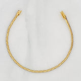 Pulso Tennis 3.85g / 18cm / 1.8mm Oro Amarillo 18K