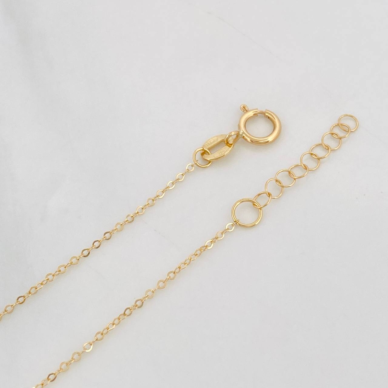 Pulso Modulable Aro Seguido Corazones 1.05g / 16.5cm - 18.5cm / 1mm Oro Amarillo 18K