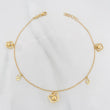 Tobillera Aro Seguido 2.65g / 24.5cm / 1mm Oro Amarillo 18K