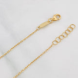 Tobillera Aro Seguido 2.65g / 24.5cm / 1mm Oro Amarillo 18K