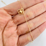 Tobillera Aro Seguido 2.65g / 24.5cm / 1mm Oro Amarillo 18K