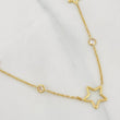 Cadena Aro Seguido Estrellas 3.8g / 45cm / 1mm Oro Amarillo 18K