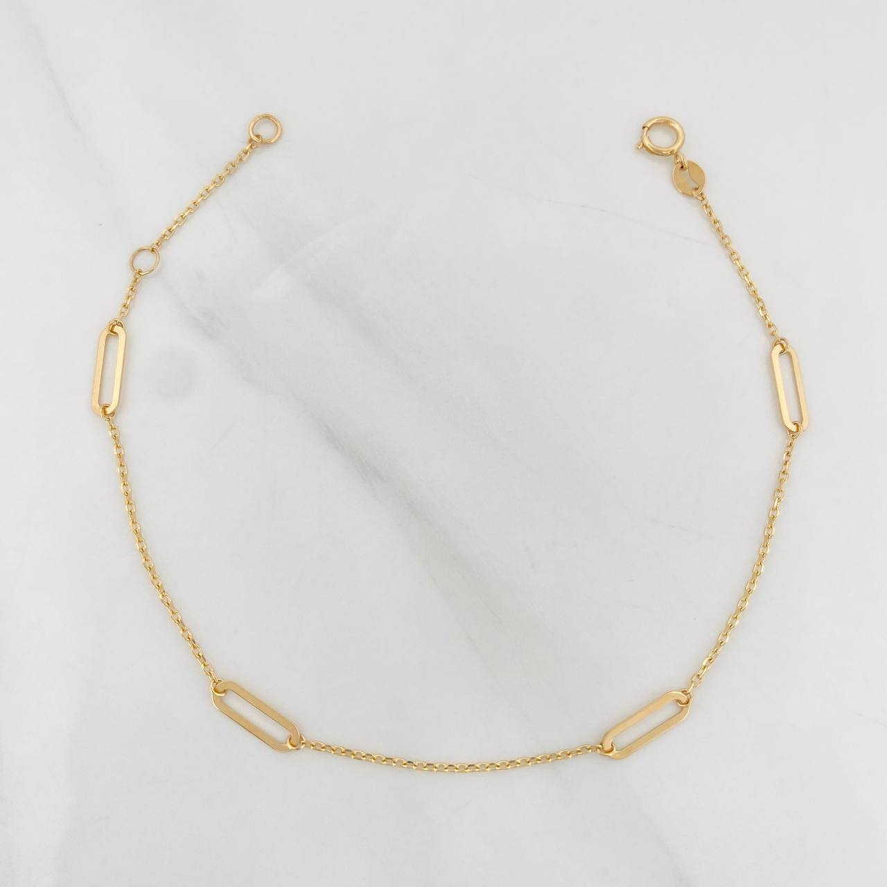 Pulso Aro Seguido 1g / 19cm / 1mm Oro Amarillo 18K