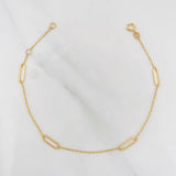 Pulso Aro Seguido 1g / 19cm / 1mm Oro Amarillo 18K