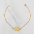 Pulso Modulable Aro Seguido San Benito 1.7g / 16.5cm - 18cm / 1mm Oro Amarillo 18K
