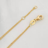 Pulso Modulable Aro Seguido Virgen Milagrosa 1.8g / 16.5cm - 18cm / 1mm Oro Amarillo 18K