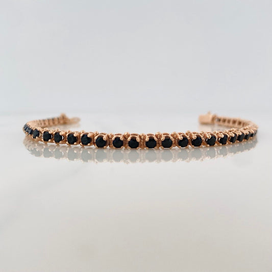 Pulso Tennis 9.15g / 17cm / 4.1mm Oro Rosa 18K