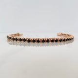 Pulso Tennis 9.15g / 17cm / 4.1mm Oro Rosa 18K
