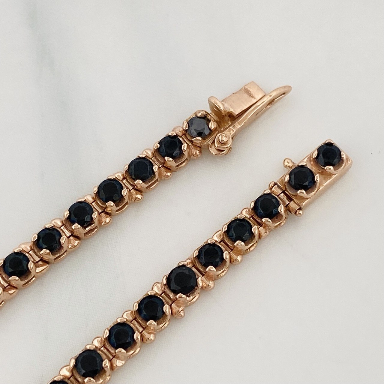 Pulso Tennis 9.15g / 17cm / 4.1mm Oro Rosa 18K