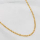 Cadena China 2.5g / 45cm / 1.5mm Oro Amarillo 18K