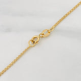 Cadena China 2.5g / 45cm / 1.5mm Oro Amarillo 18K