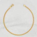 Pulso Cubano 1.4g / 20.5cm / 2.4mm Oro Amarillo 18K