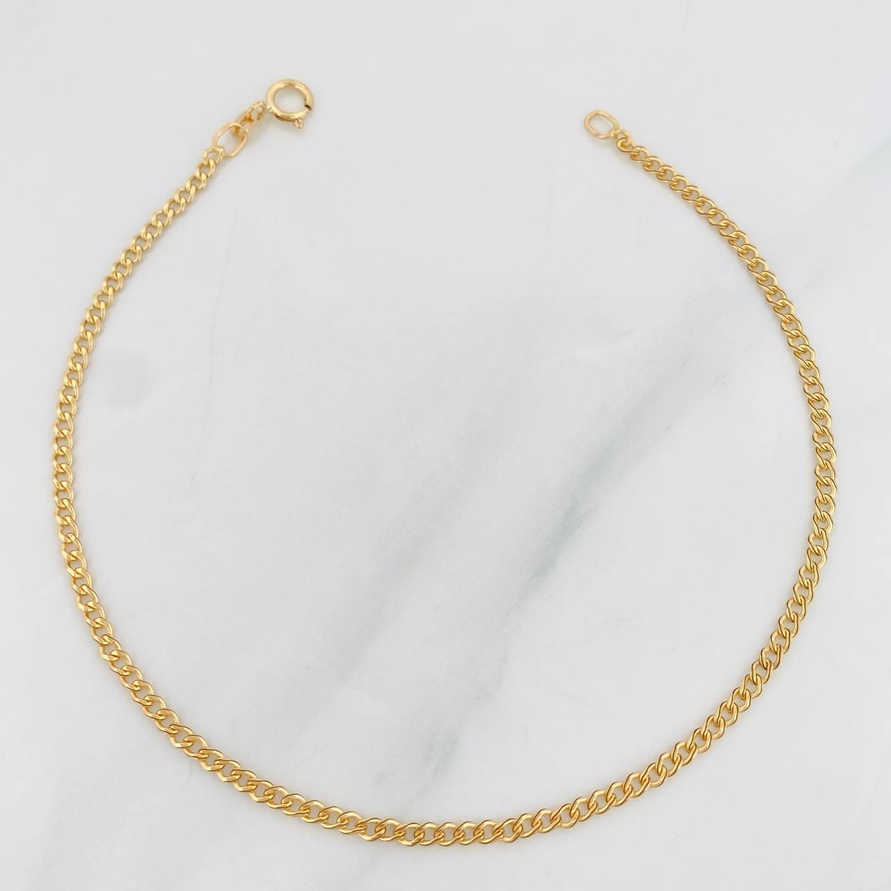 Pulso Cubano 0.8g / 20cm / 1.95mm Oro Amarillo 18K