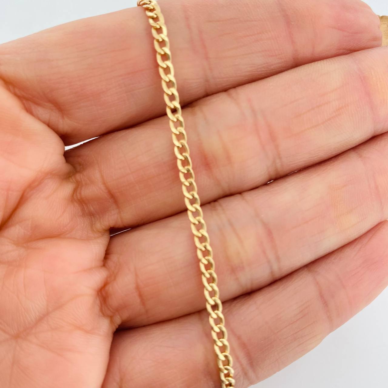 Pulso Cubano 0.8g / 20cm / 1.95mm Oro Amarillo 18K