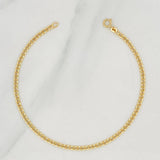 Pulso Cubano 1.15g / 20cm / 2.4mm Oro Amarillo 18K
