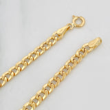 Pulso Cubano 2.55g / 20cm / 4.1mm Oro Amarillo 18K