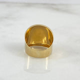 Anillo Sello Liso 3.2gr / T9 / Oro Amarillo