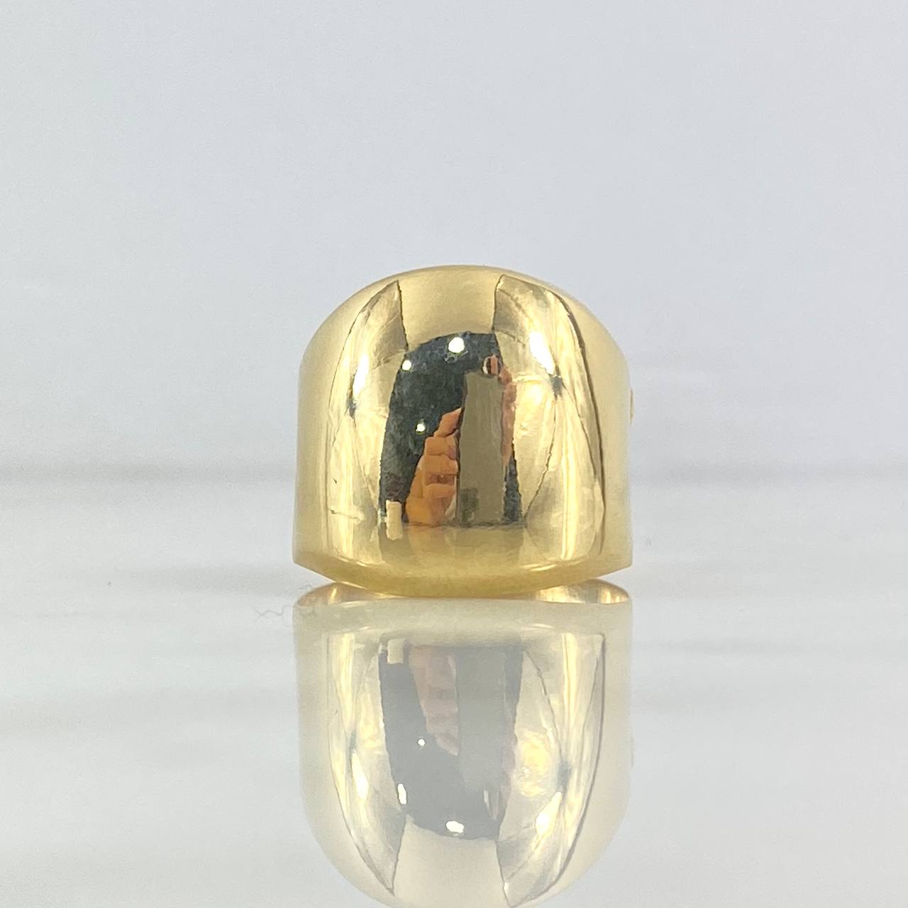 Anillo Sello Liso 3.2gr / T9 / Oro Amarillo