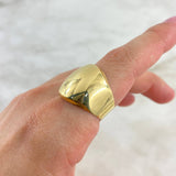Anillo Sello Liso 3gr / T6 / Oro Amarillo