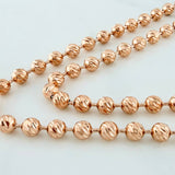 Cadena Militar 44.7 g / 72 cm / 5.75 mm Oro Rosa 18K
