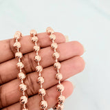 Cadena Militar 44.7 g / 72 cm / 5.75 mm Oro Rosa 18K