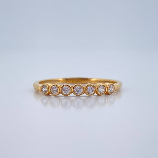 Anillo Churumbela Circulos 1.45gr / T6 1/2 / Oro Amarillo 18K %