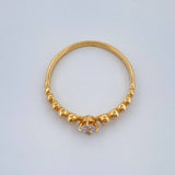 Anillo Churumbela Esferas 1.35gr / T5 1/2 / Oro Amarillo 18K %