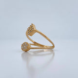 Anillo Figuras 2.45gr / T5 1/4 / Oro Amarillo 18K %