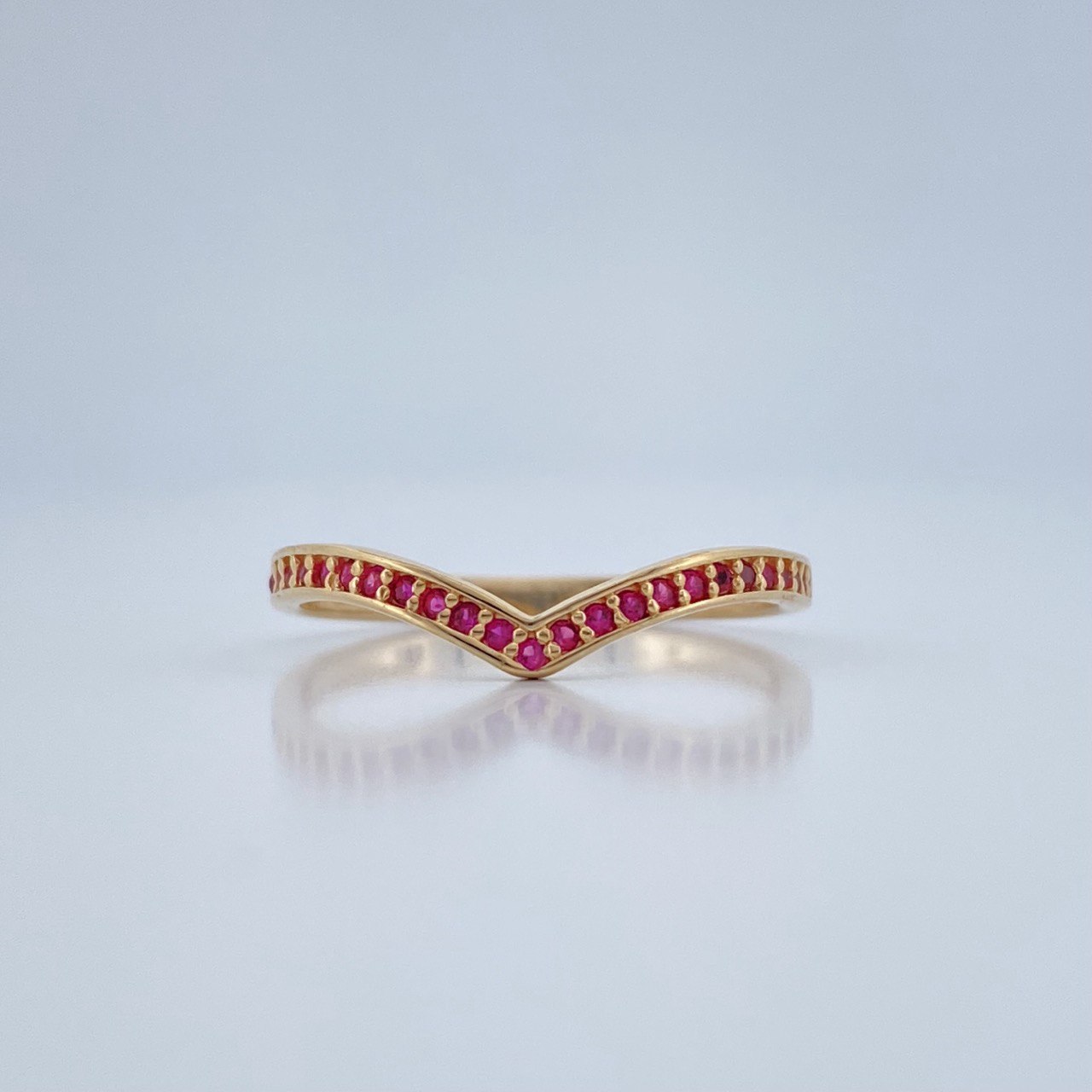 Anillo Tiara 1.6gr / T7 1/4 / Oro Amarillo 18K %