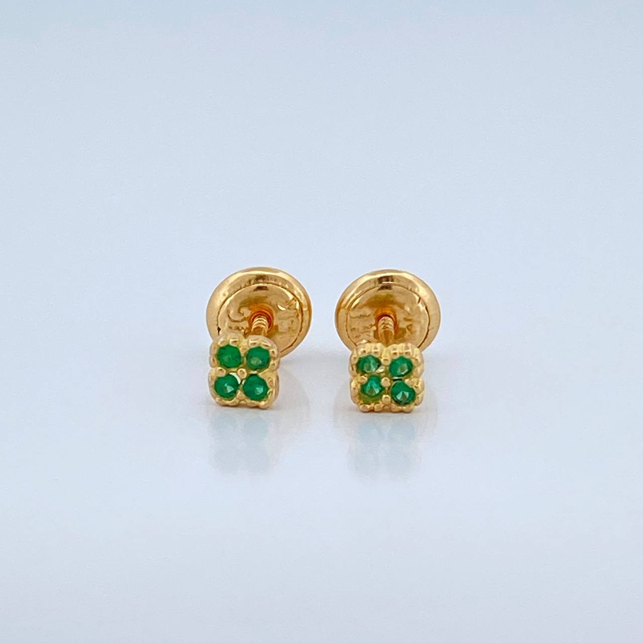 Topos Trebol 0.6gr / 3.6mm Oro Amarillo 18K %