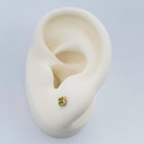 Topos Trebol 0.6gr / 3.6mm Oro Amarillo 18K %