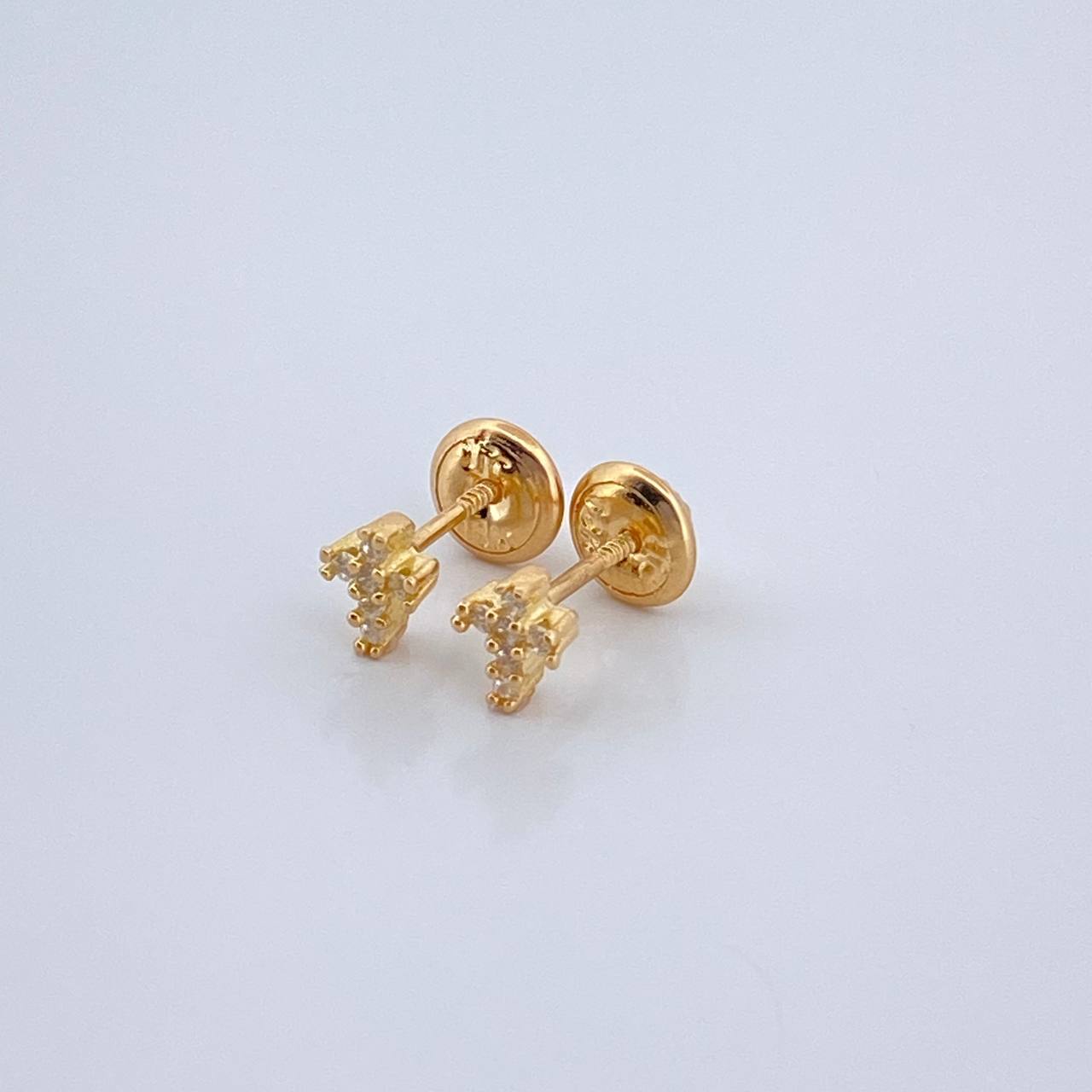 Topos Cruz 0.75gr / 3.7mm Oro Amarillo 18K %