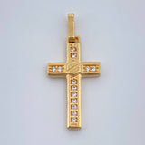 Dije Cruz Tornillo 1.1gr / 2.2cm / Oro Amarillo 18K %