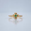 Anillo Flor 1.7gr / T6 1/2 / Oro Amarillo 18K %