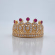 Anillo Corona Reina 4.65gr / T7 / Oro Amarillo 18K %
