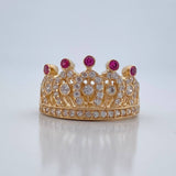 Anillo Corona Reina 4.65gr / T7 / Oro Amarillo 18K %