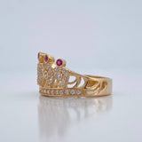 Anillo Corona Reina 4.65gr / T7 / Oro Amarillo 18K %