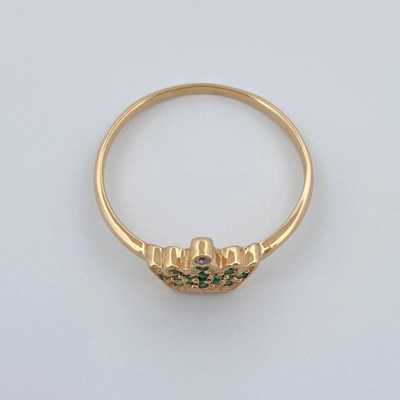 Anillo Corona 1.5gr / T7 1/4 / Oro Amarillo 18K %