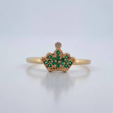 Anillo Corona 1.5gr / T7 1/4 / Oro Amarillo 18K %