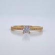 Anillo Solitario 1.45gr / T6 1/2 / Oro Amarillo 18K %