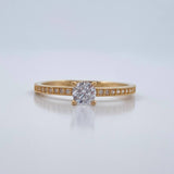 Anillo Solitario 1.45gr / T6 1/2 / Oro Amarillo 18K %