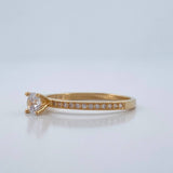 Anillo Solitario 1.45gr / T6 1/2 / Oro Amarillo 18K %